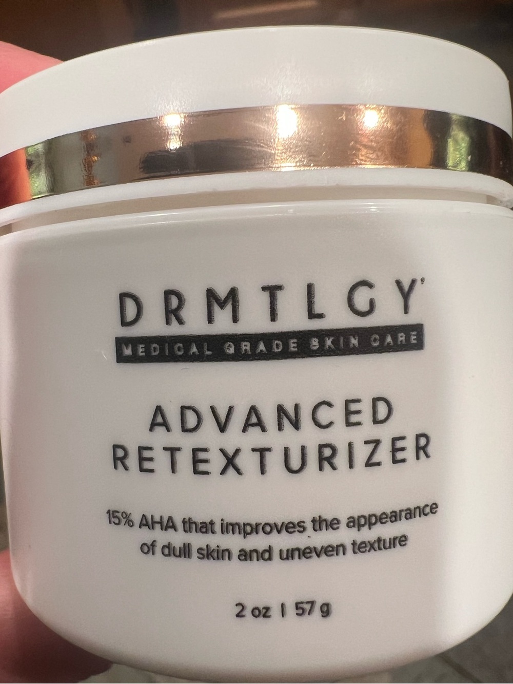 DRMTLGY Advanced Retexturizer 15% AHA Exfoliating Cream 2oz NEW